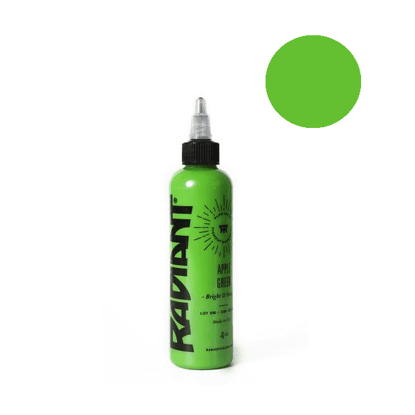 Radiant Ink Apple Green 1oz - Tattoo Everything Supplies