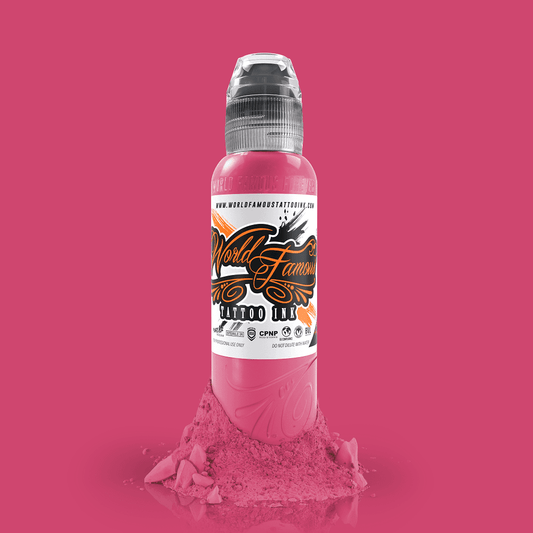 World Famous Ink Paraguay Pink 1oz - Tattoo Everything Supplies