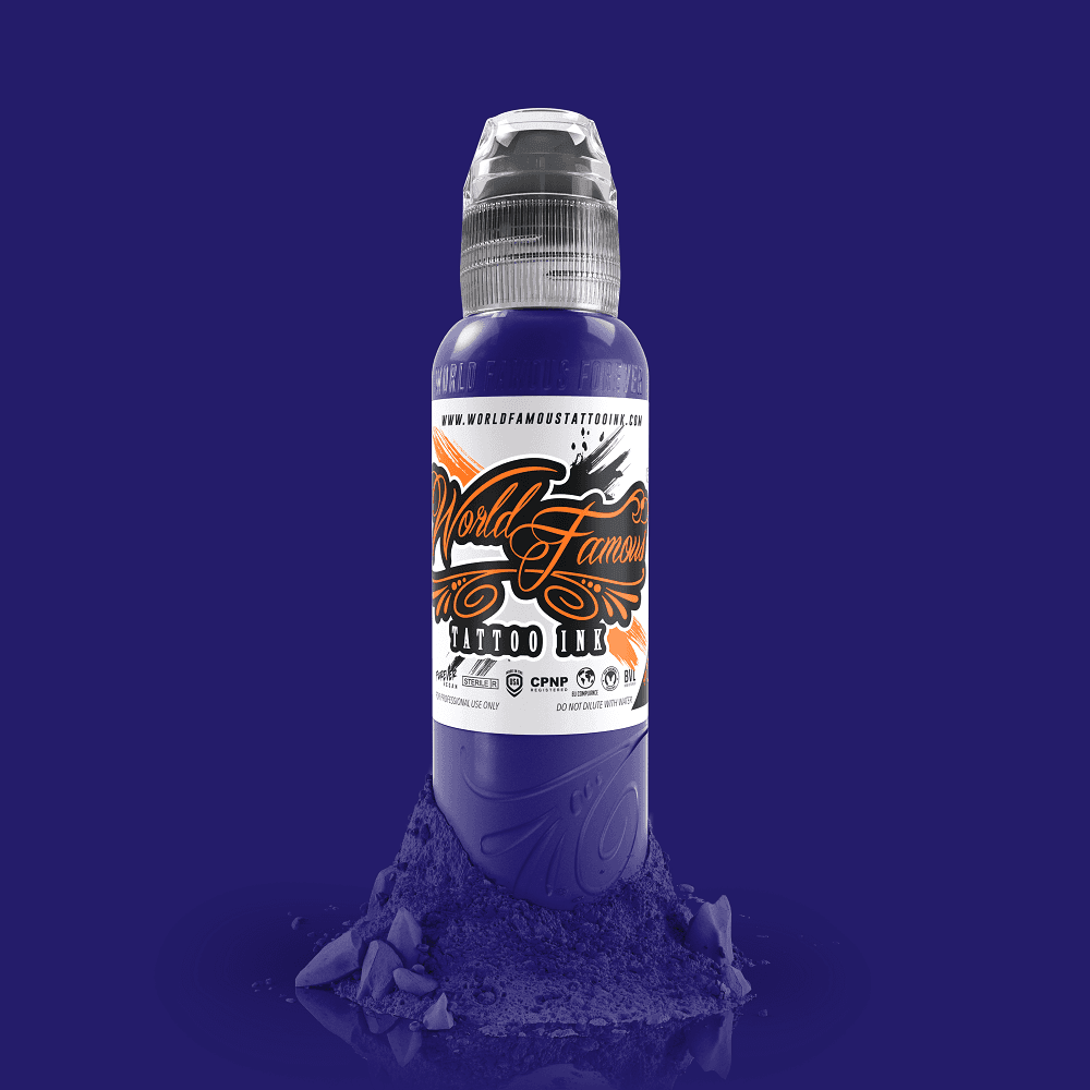 World Famous Ink Leaning Tower of Purple 1oz - Tattoo Everything Supplies