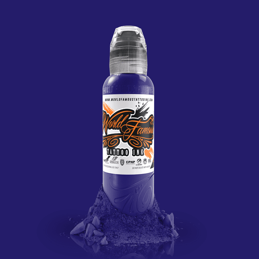 World Famous Ink Leaning Tower of Purple 1oz - Tattoo Everything Supplies