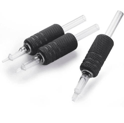 Disposable Tattoo Grips with Clear Tips - Tattoo Everything Supplies