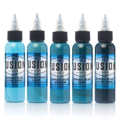 Fusion Opaque Blue Set 1oz - Tattoo Everything Supplies