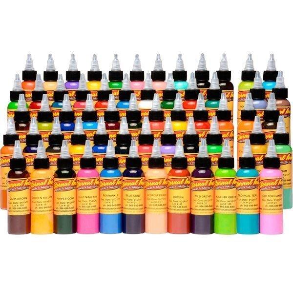 Eternal Tattoo Ink Complete Gold Set of 60 - Tattoo Everything Supplies