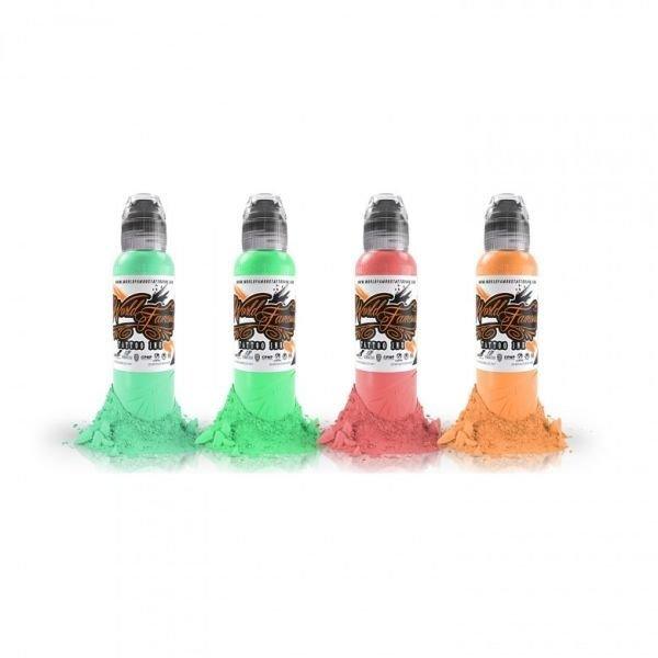 World Famous Tattoo Ink Gorksy's Retro Summer Set 30ml - Tattoo Everything Supplies