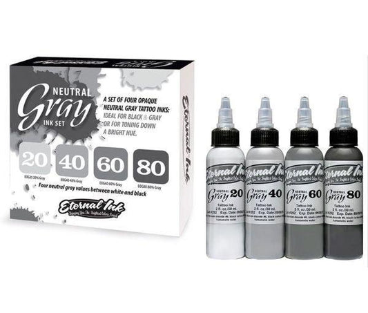 Eternal Neutral Opaque Gray Tones - Tattoo Everything Supplies