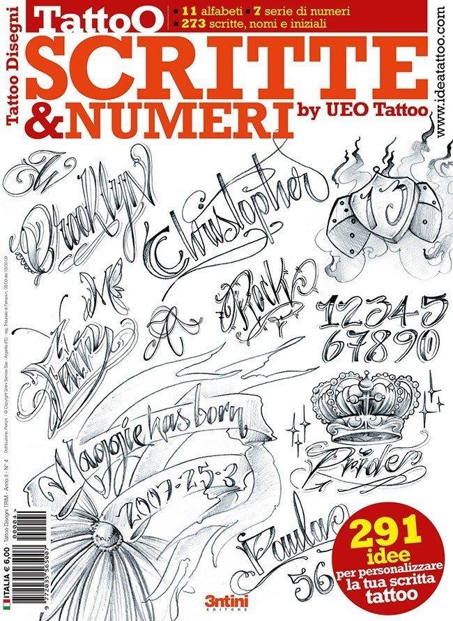 Words & Numbers Flash Book - Tattoo Everything Supplies