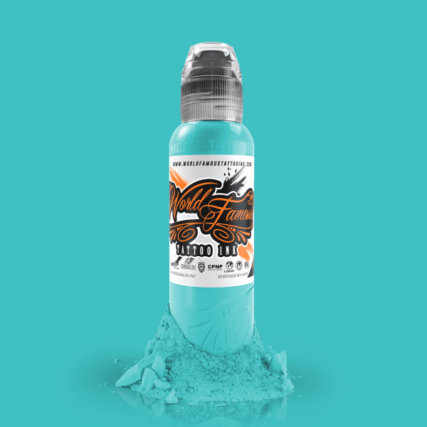 World Famous Ink Barrier Reef Blue 1oz - Tattoo Everything Supplies