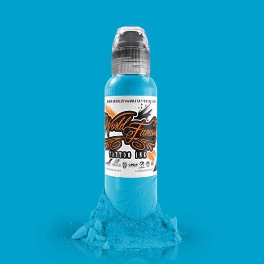 World Famous Ink Greenland Iceblue 1oz - Tattoo Everything Supplies