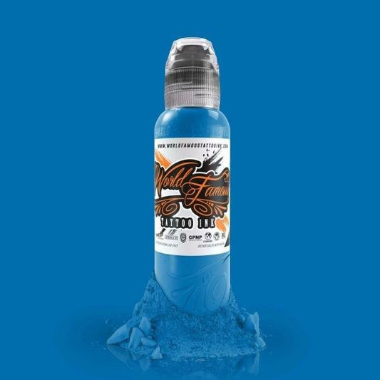 World Famous Ink Bangkok Blue 1oz - Tattoo Everything Supplies