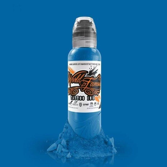World Famous Ink Niagara Blue 1oz - Tattoo Everything Supplies