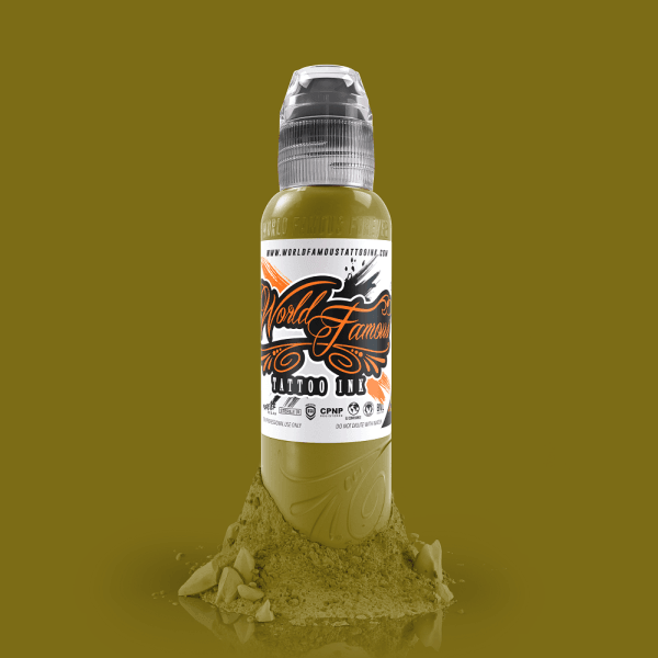 World Famous Ink Green Beret 1oz - Tattoo Everything Supplies