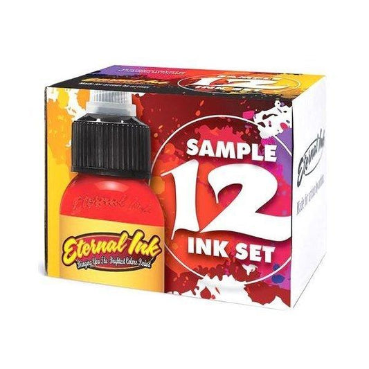 Eternal Ink Primary Sample 12 Set - Tattoo Everything Supplies