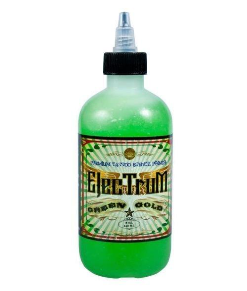 ElecTruM Premium Tattoo Stencil Primer - Green Gold - Tattoo Everything Supplies