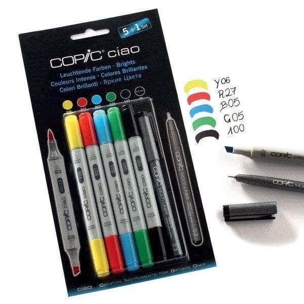 Copic Ciao 5+1 Set Brights - Tattoo Everything Supplies
