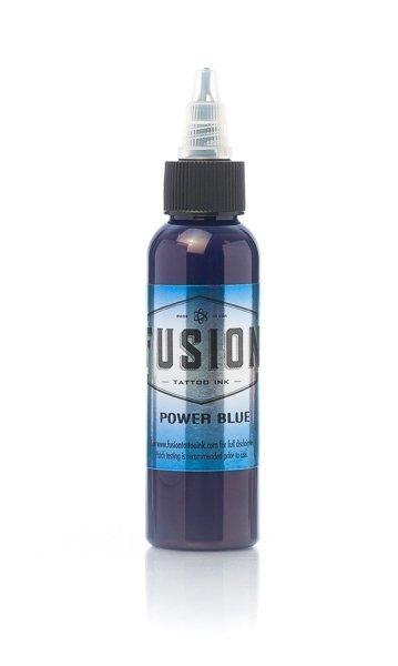Fusion Ink Power Blue 1oz - Tattoo Everything Supplies
