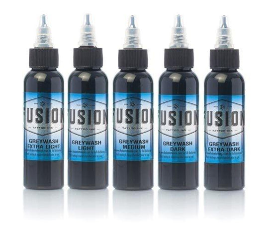 Fusion Ink 5 Shade Greywash 2oz Set
