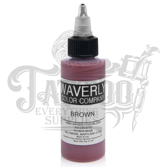 Waverly Color - Tattoo Pigment - Brown 2oz