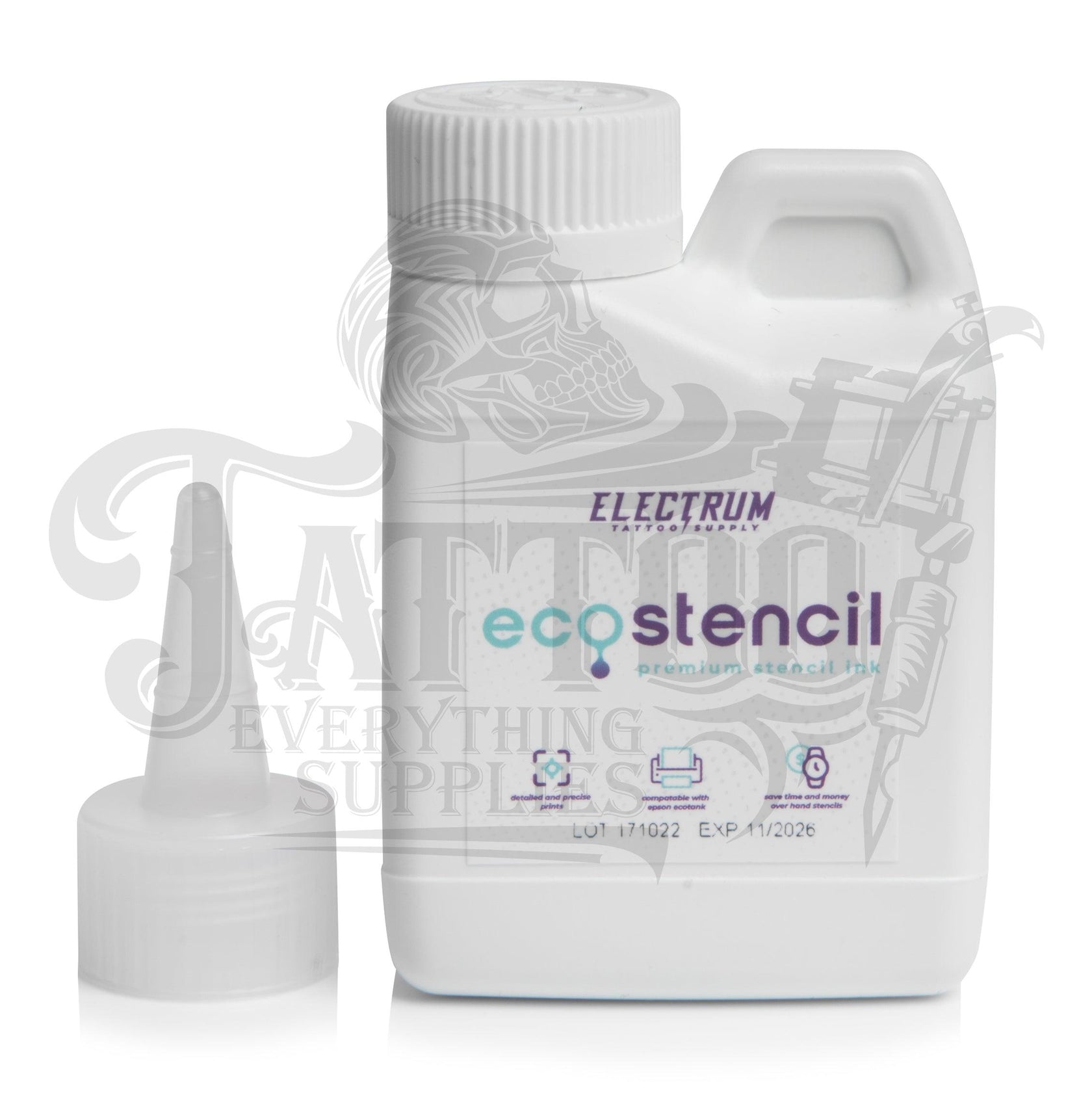 Electrum ECO STENCIL Stencil Printer Ink 4oz. Tattoo Everything