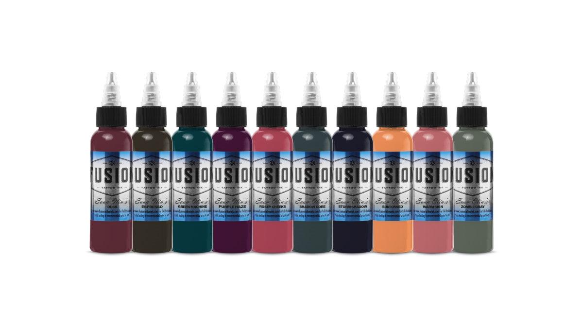 Fusion Ink Evan Olin Signature Set 1oz - Tattoo Everything Supplies