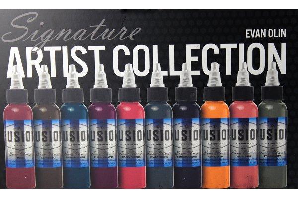 Fusion Ink Evan Olin Signature Set 1oz - Tattoo Everything Supplies