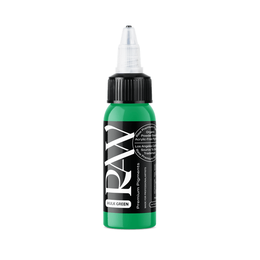 RAW Tattoo Ink - Hulk Green - Tattoo Everything Supplies