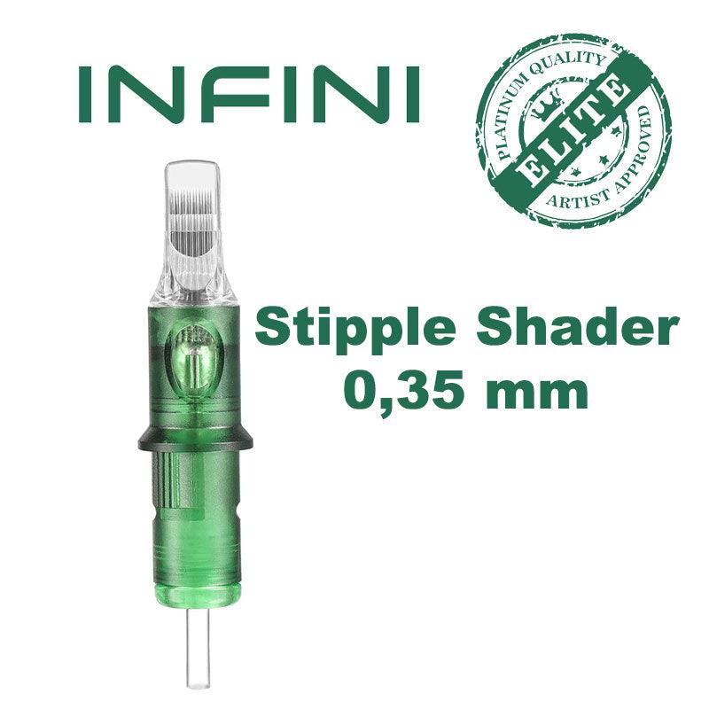 Elite 5 - INFINI Stabilizer Cartridge Needles - Stipple Shaders