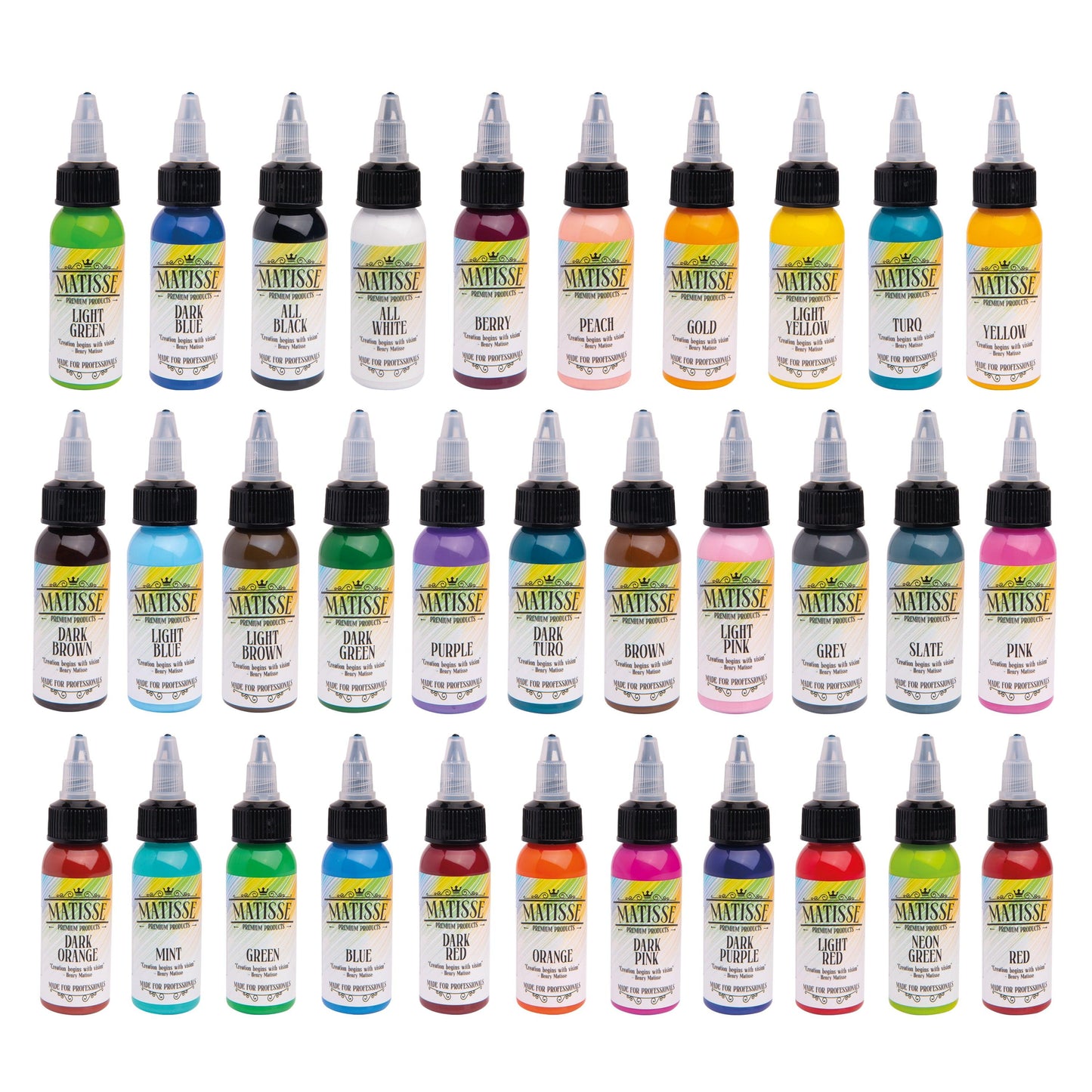 Matisse Ink - Full Set - Tattoo Everything Supplies