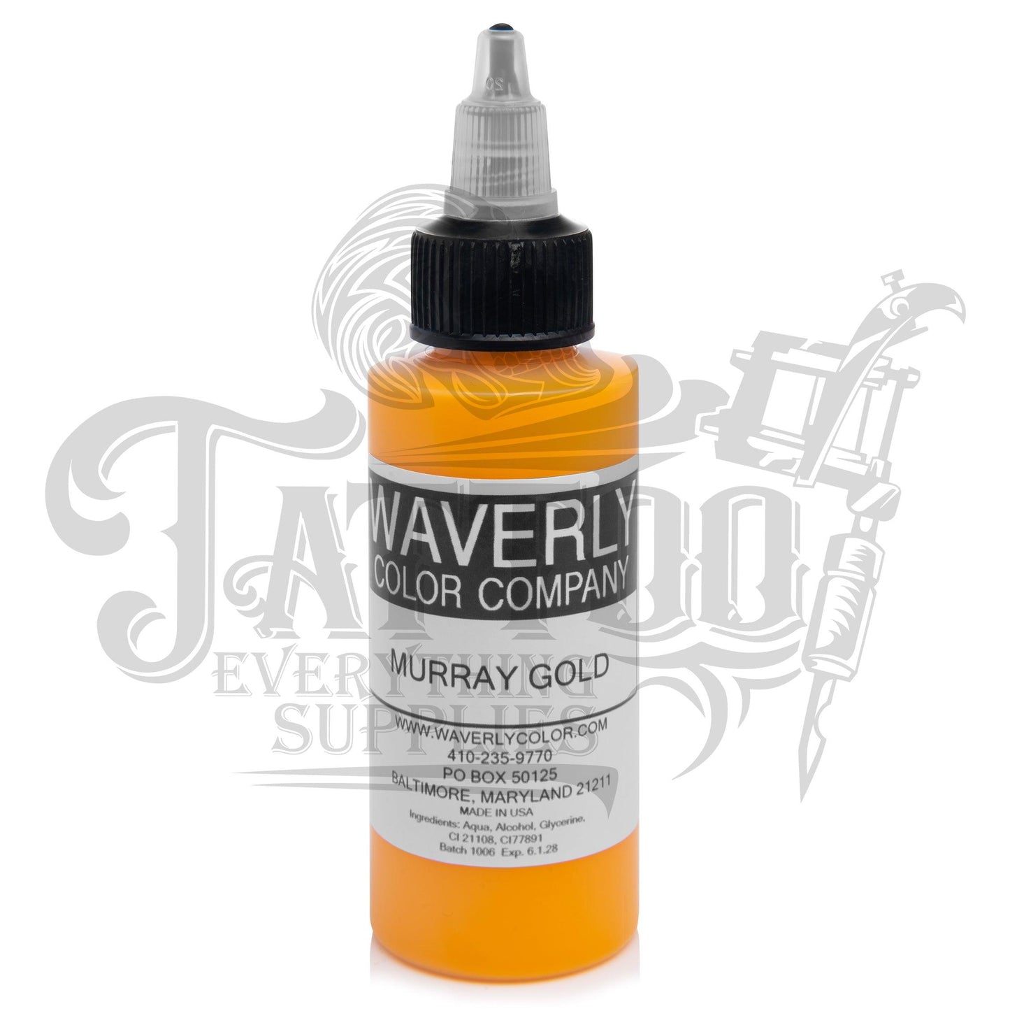 Waverly Color - Tattoo Pigment - Murray Gold 2oz