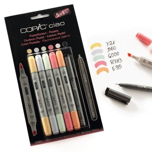 Copic Ciao 5+1 Set Pastels - Tattoo Everything Supplies