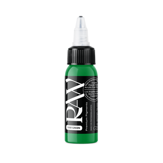 RAW Tattoo Ink - Raw Green - Tattoo Everything Supplies