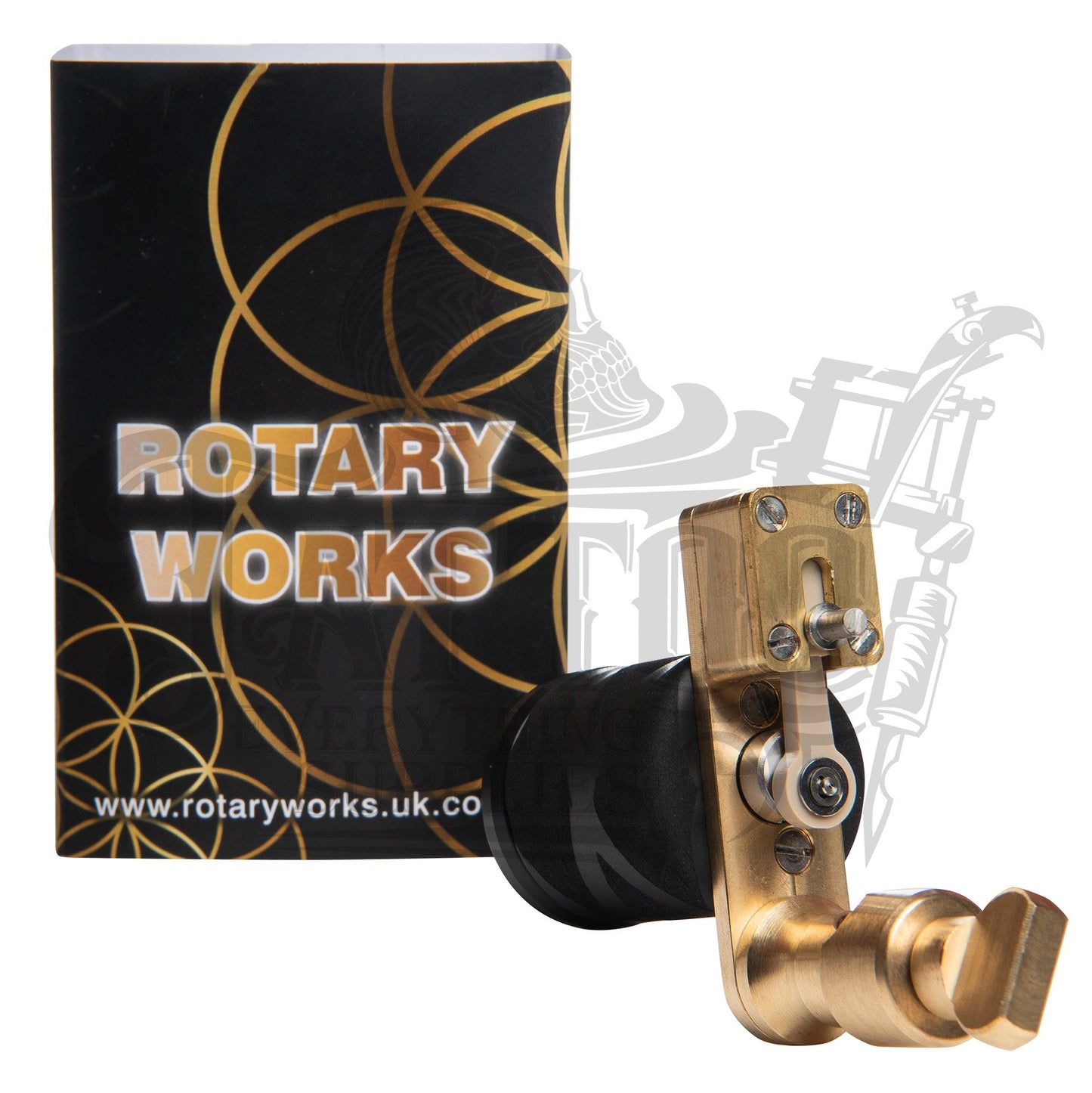 Rotary Works Plain Brass Machine - Tattoo Everything Supplies