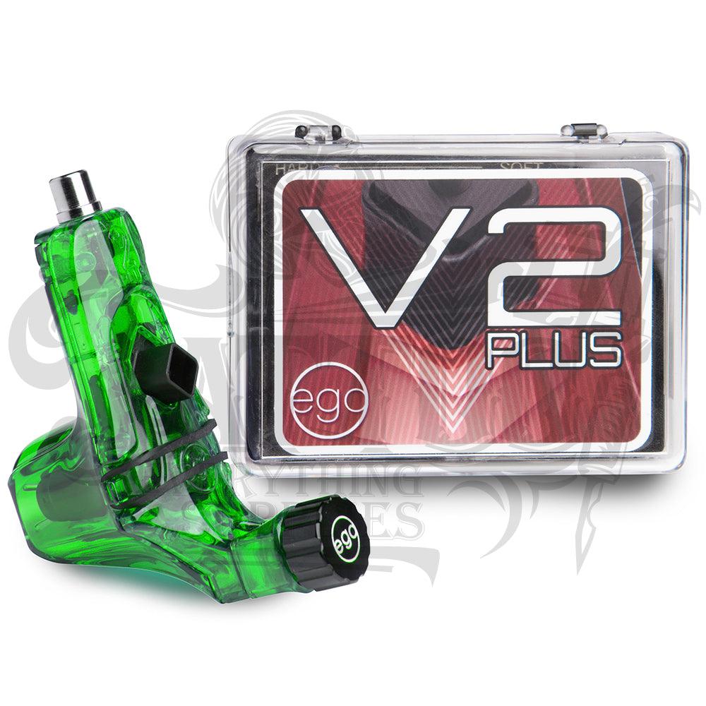 Bez's EGO V2 Plus Tattoo Rotary Machine - Crystal Green - RCA - WAS £198 PLUS VAT - Tattoo Everything Supplies