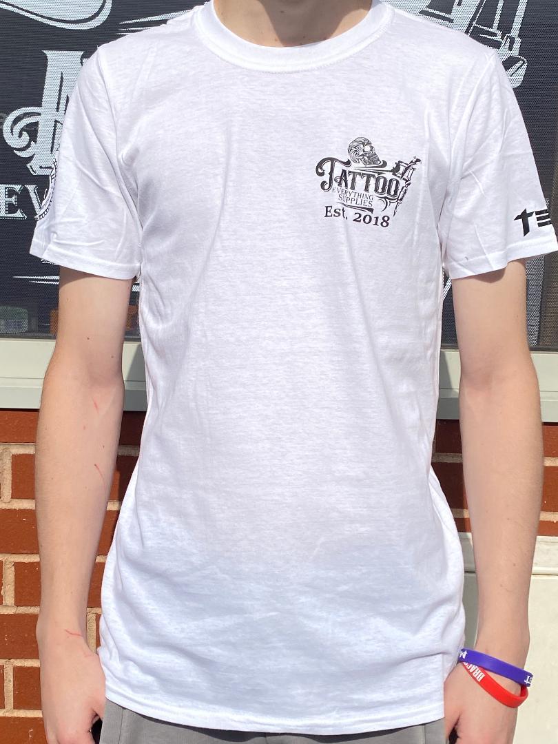 Tattoo Everything Supplies - T-Shirt - White - Tattoo Everything Supplies