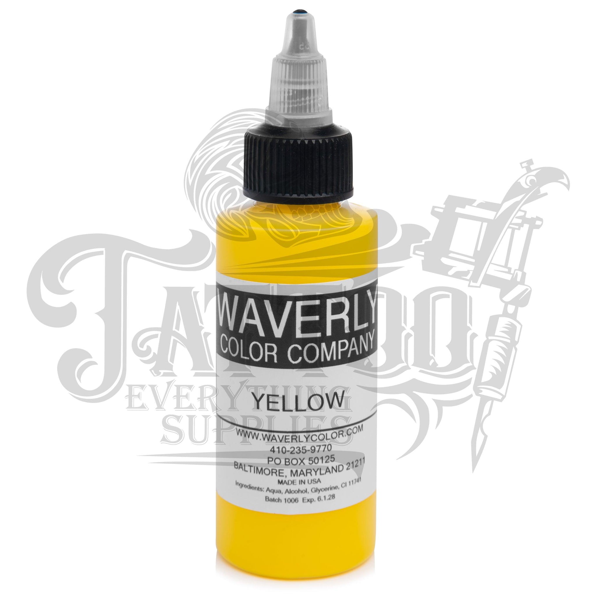 Waverly Color Tattoo Pigment Yellow Tattoo Everything Supplies