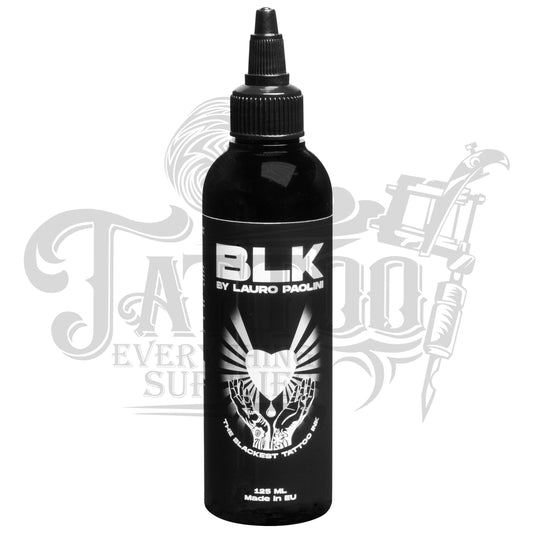 BLK by Lauro Paolini Tattoo INK 125ml - WAS £39.99 PLUS VAT - Tattoo Everything Supplies