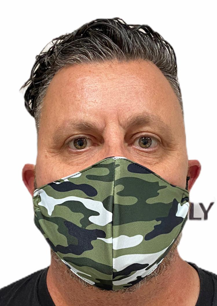Fashion Mask - Camouflage with PU-2 Pollution Filter
