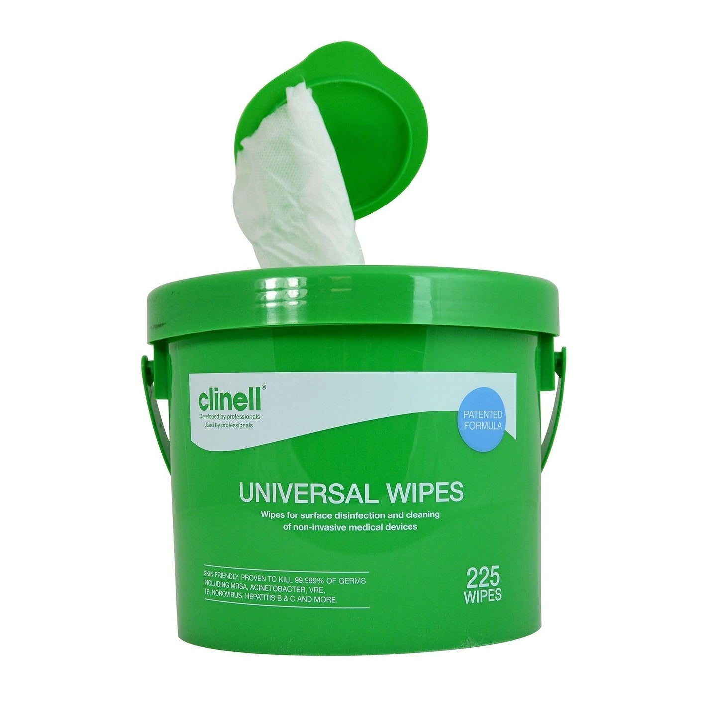 Clinell Universal Sanitising Wipes x 225 (Bucket) & (Refills) - Tattoo Everything Supplies