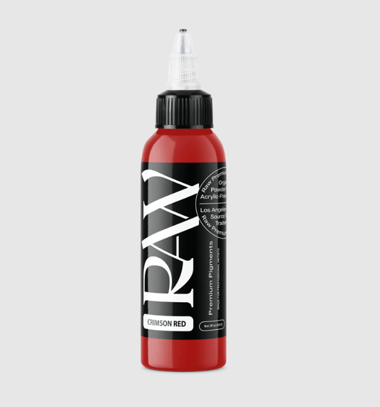 RAW Tattoo Ink - Crimson Red - Tattoo Everything Supplies