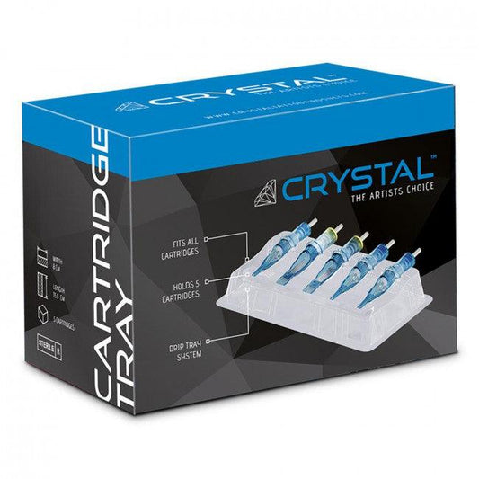 Crystal Cartridge Trays - Clear - Box of 50 - Tattoo Everything Supplies