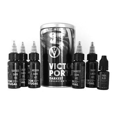 Victor Portugal Darkest Ink Set - Tattoo Everything Supplies