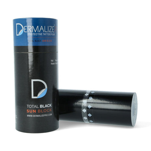 Dermalize Pro-Total Black-Protective Tattoo Film - Tattoo Everything Supplies