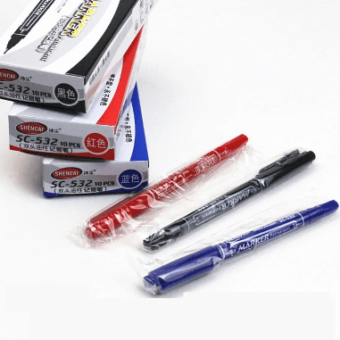 Dual Tip Colour Skin Marker Pen