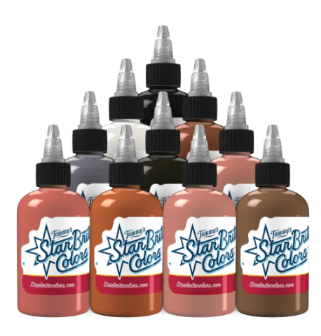 Starbrite Colors Tattoo Ink - Earthtone Set 1oz - Tattoo Everything Supplies