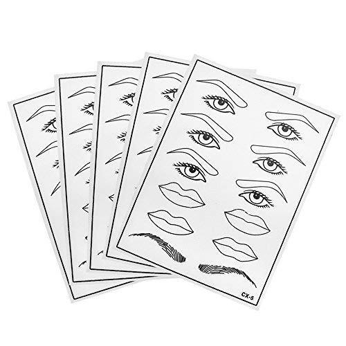 Eyebrow - Lip Tattoo Microblading Practice Skin - Tattoo Everything Supplies