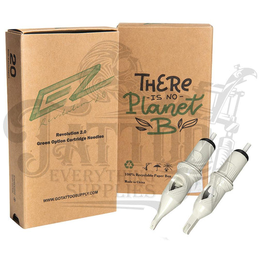 EZ Biodegradable Revo.2.0 Tattoo Needles Cartridges - 10 Bugpins - Tattoo Everything Supplies