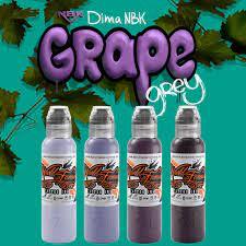 World Famous Ink - Dima NBK Grape Grey Set - Tattoo Everything Supplies
