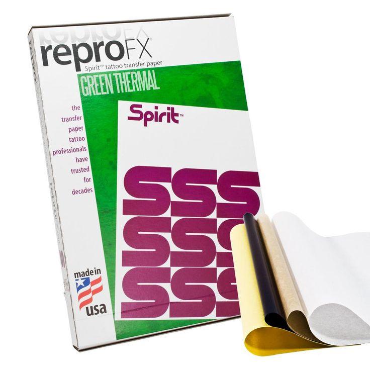 ReproFX Classic Spirit® GREEN Thermal Paper 11" - Tattoo Everything Supplies