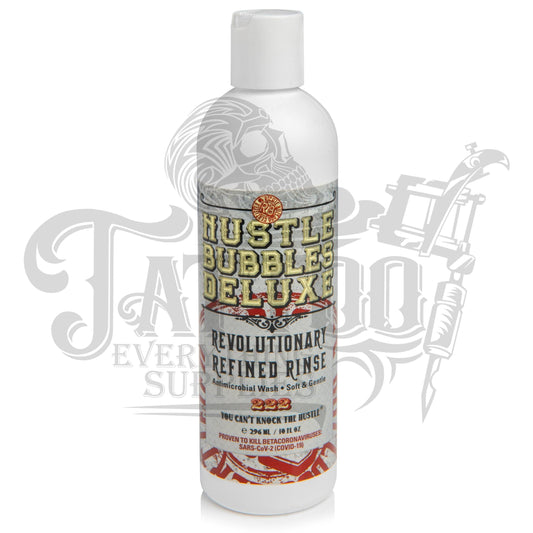Hustle Bubbles Deluxe Antimicrobial Wash 296ml - Tattoo Everything Supplies