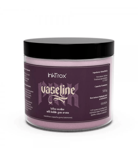 InkTrox™ Pink Bubblegum Vaseline - 500g - Tattoo Everything Supplies