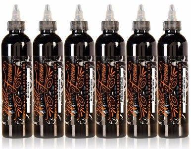 World Famous Ink Jose Perez Dark Water 6 Bottle Set 4oz - Tattoo Everything Supplies